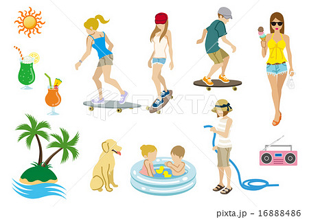 夏 人物 セット 夏 人物 セット 16888486
