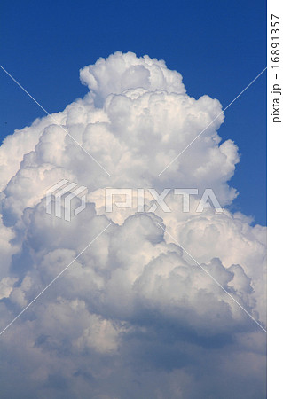 夏の大空　巨大な入道雲 16891357