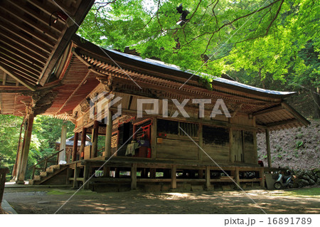 県宝 鹿教湯温泉 文殊堂 16891789