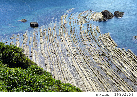 島根半島 須々海海岸 洗濯岩 島根半島 須々海海岸 洗濯岩 16892253