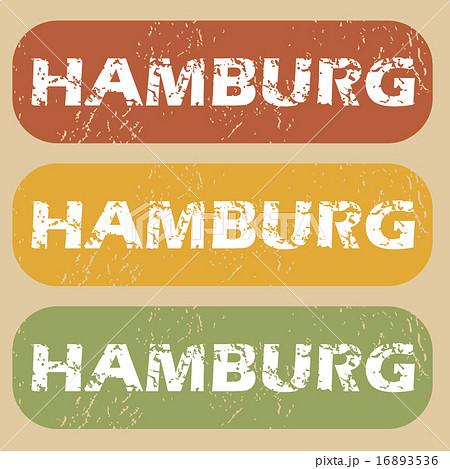 Vintage Hamburg stamp set Vintage Hamburg stamp set 16893536