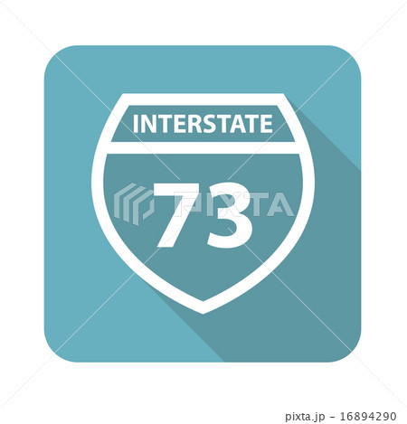 Square Interstate 73 icon 16894290