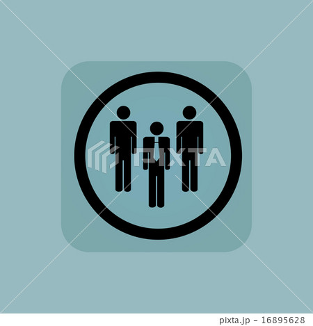 Pale blue work team sign Pale blue work team sign 16895628