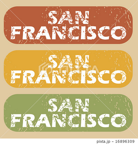 Vintage San Francisco stamp set Vintage San Francisco stamp set 16896309