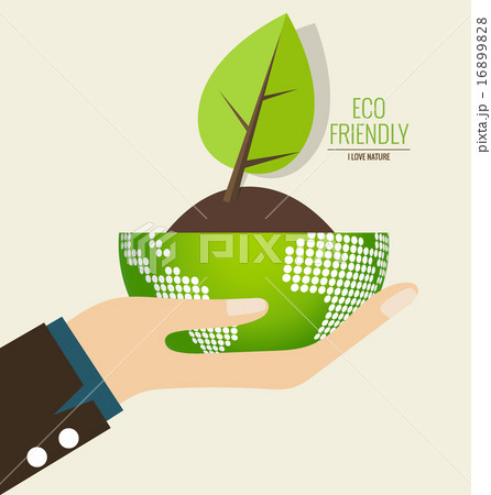 ECO FRIENDLY. Ecology concept, vector illustration. 16899828