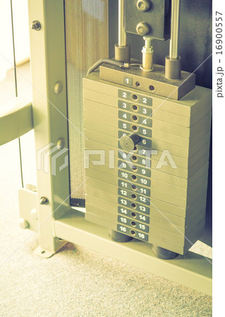 Fitness center with traineger equipments ( Filtered image proce Fitness center with traineger equipments ( Filtered image proce 16900557