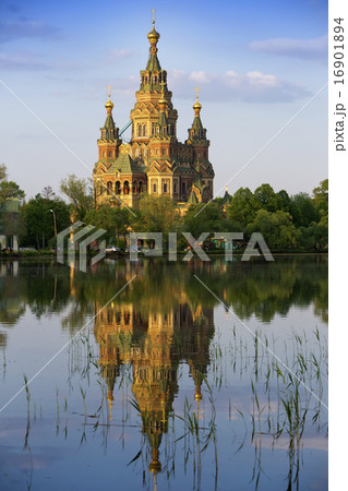 Peterhof and the Church of St. Peter and Paul Chur 16901894