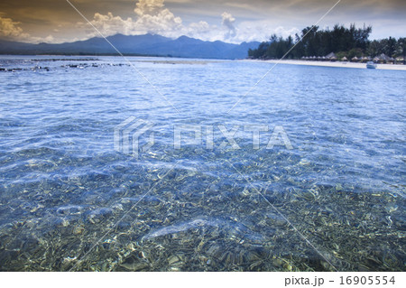 Sea and coastlines of Gili Air, Indonesia Sea and coastlines of Gili Air, Indonesia 16905554