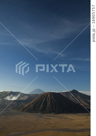 Bromo volcano, Java, Indonesia, bright colorful Bromo volcano, Java, Indonesia, bright colorful 16905757