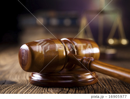 Law and justice concept, legal code and scales 16905977
