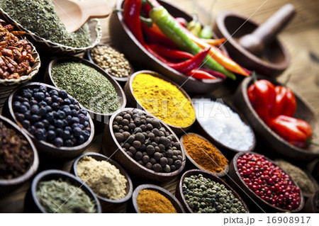 Exotic Spices, orintal cuisine vivid theme 16908917