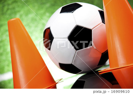 Classic black white soccer ball Classic black white soccer ball 16909610
