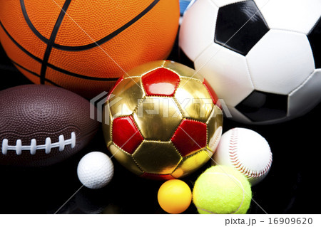 Sports Equipment detail, vivid colorful theme Sports Equipment detail, vivid colorful theme 16909620