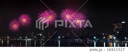 Fireworks at Pattaya beach, Thailand Fireworks at Pattaya beach, Thailand 16911527