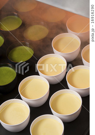 スチームオーブンでのプリン作り 16916290