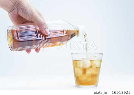 飲料　ペットボトル入りのお茶　熱中症対策 16918925