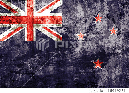 Grunge New Zealand Flag 16919271