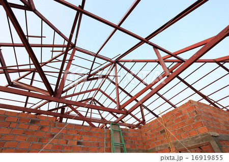 steel beam in building construction site steel beam in building construction site 16919855