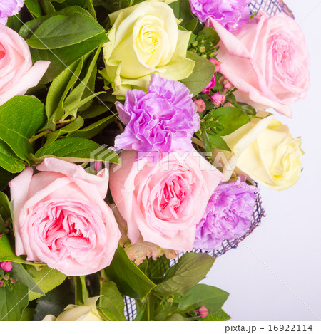 Abstract background of flowers. Close-up. 16922114
