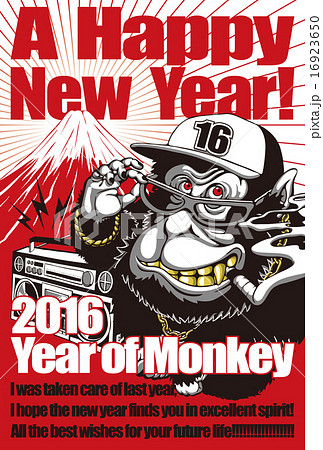2016年賀状_B-Monkey 16923650
