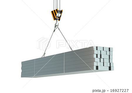 Crane hook and metal square rods 16927227