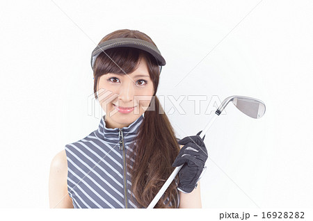 スポーツの秋 ゴルフ女子 スタジオ撮影 スポーツの秋 ゴルフ女子 スタジオ撮影 16928282