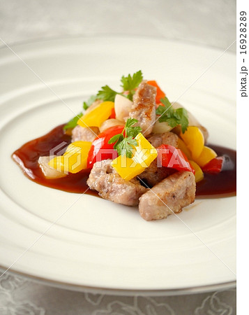 黒酢酢豚　ヌーベルシノワ風 16928289