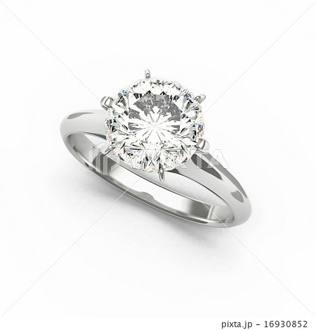 ダイヤモンド 指輪 リングのイラスト素材 16930852 Pixta