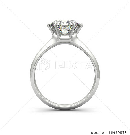 ダイヤモンド 指輪 リングのイラスト素材