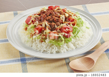 今日のごはんはタコライス 16932483