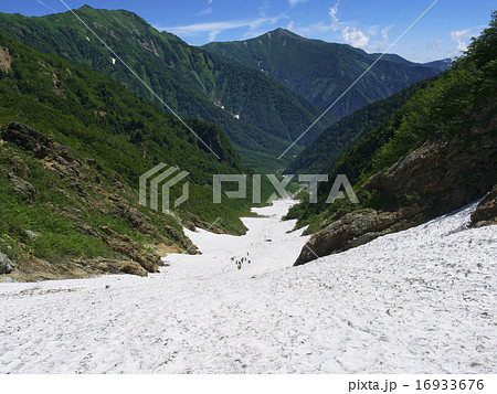 針ノ木雪渓 16933676