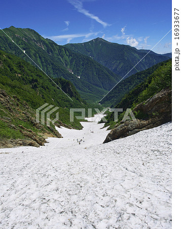 針ノ木雪渓 16933677