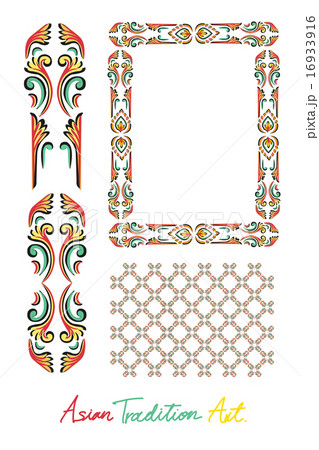 Asian tradition style art collection 16933916