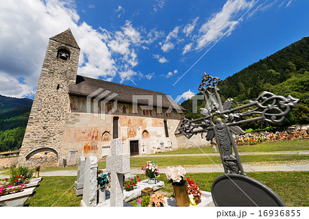 San Vigilio Church with Macabre Dance - Pinzolo 16936855