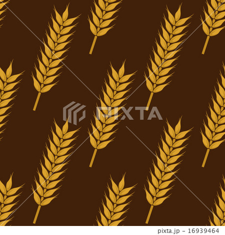 Ears of ripe wheat seamless pattern Ears of ripe wheat seamless pattern 16939464