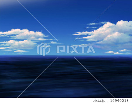 大海原イラスト　昼 16940013