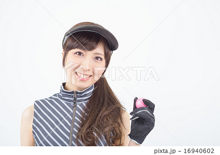 ゴルフ女子 可愛い 白バック ゴルフ女子 可愛い 白バック 16940602