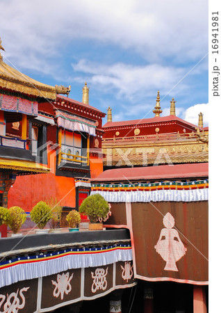 Jokhang temple in Lhasa, Tibet 16941981