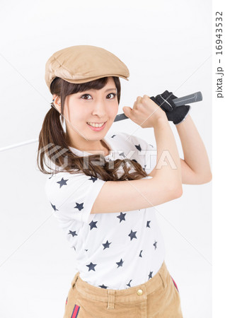 ゴルフ女子 可愛い 女性 ゴルフ女子 可愛い 女性 16943532