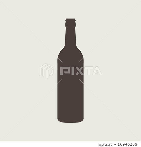 wine bottle sign set. Bottle icon. 16946259