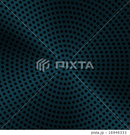 Technology background with seamless circle perforated metal (chrome, iron, stainless steel, silver 16946333