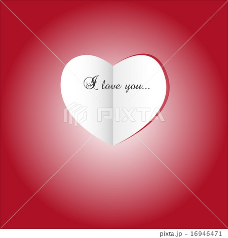 Paper heart. St valentine's day. 16946471