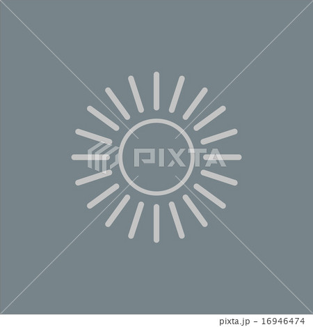 Sun icon. Vector illustration. 16946474