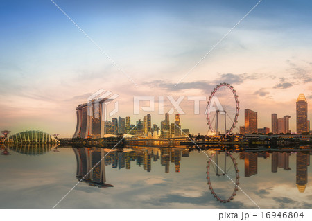 Singapore Skyline and view of Marina Bay 16946804