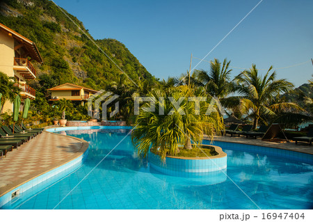 Luxury tropical hotel resort  16947404