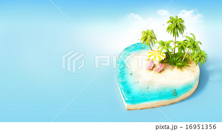 tropical island 16951356