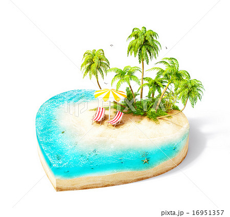 tropical island 16951357