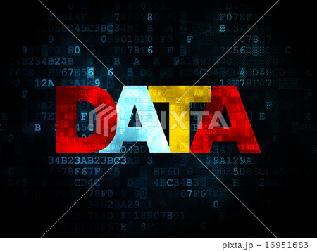 Information concept: Data on Digital background 16951683
