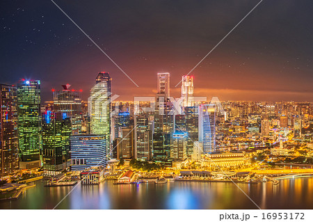 Singapore Skyline and view of Marina Bay Singapore Skyline and view of Marina Bay 16953172