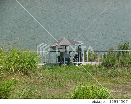 釣り人のパラソル 16954507